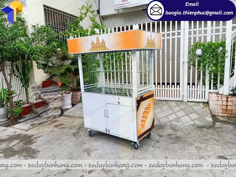 đóng tủ bán bánh mì