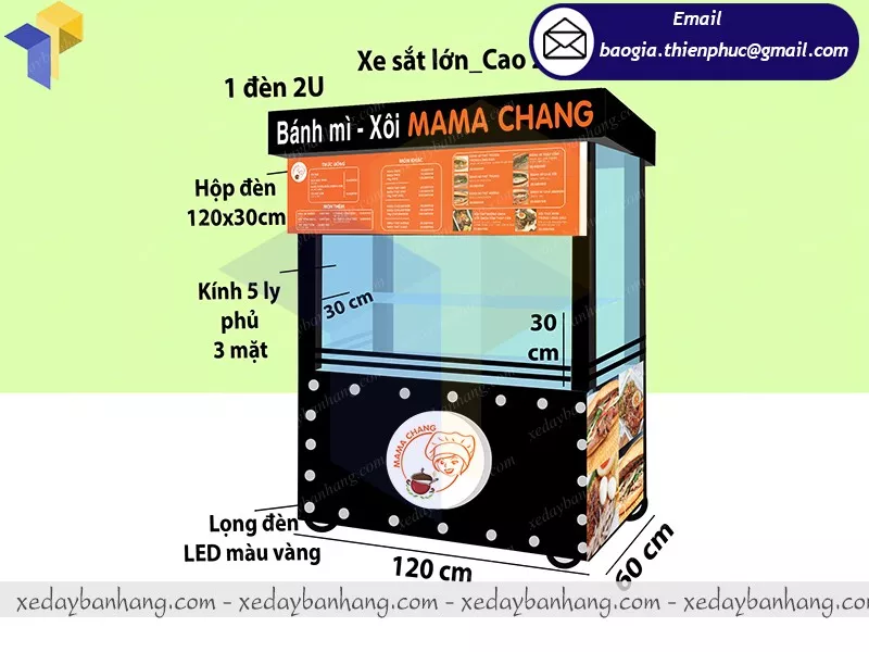 xe bán bánh mì