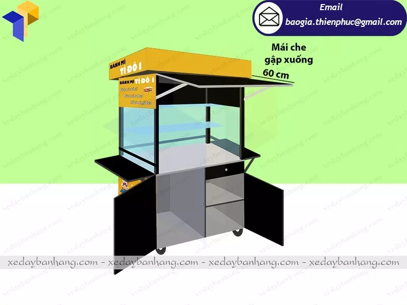 tủ bán bánh mì giá bao nhiêu