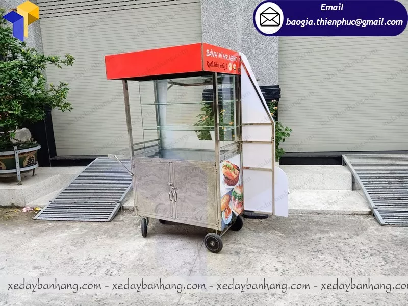 tủ inox bán bánh mì giá bao nhiêu