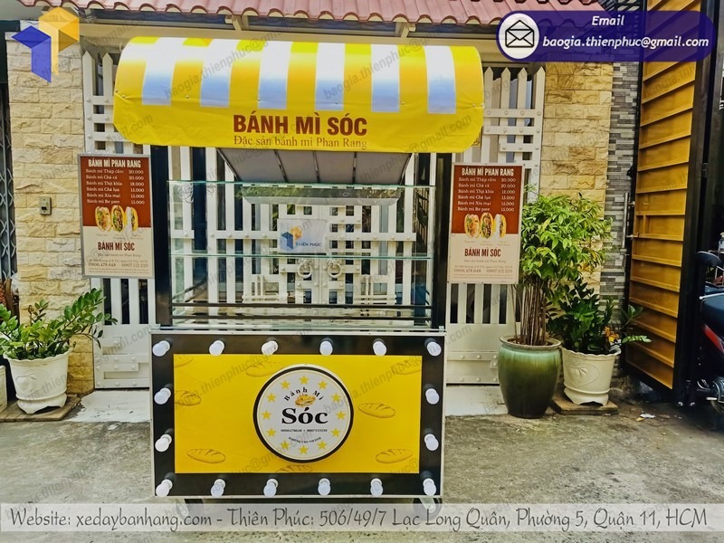 xe bán bánh mì có lò nướng xe bán bánh mì có lò nướng