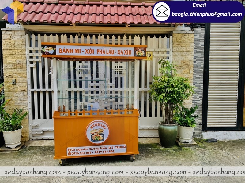 xe bán bánh mì xôi xe bán bánh mì xôi